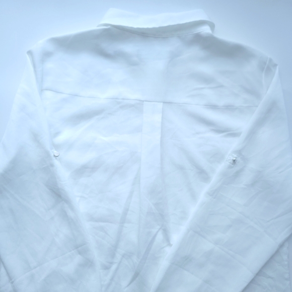 Ivanka Trump White Long Sleeve Blouse - Picture 6 of 8